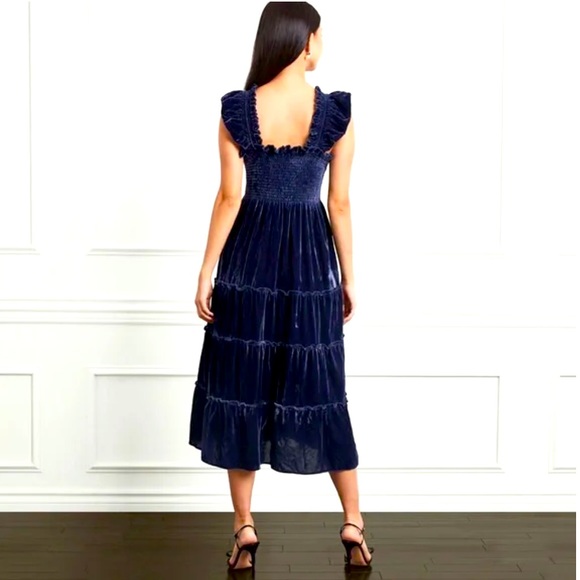 Hill House House Navy Velvet Ellie Nap Dress - Picture 2 of 9